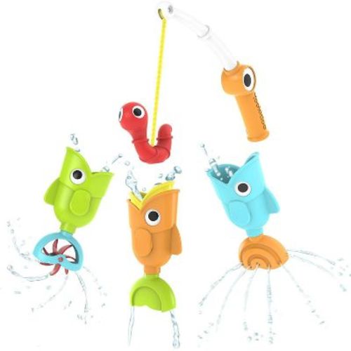 Yookidoo Catch 'N' Sprinkle Fishing Set Bath Toy