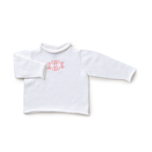 White Rollneck Sweater