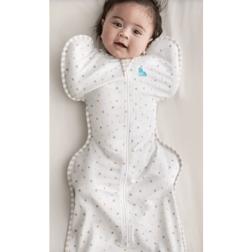 Swaddle Up™ 0.2 TOG Organic Cotton White Starlight- NEWBORN
