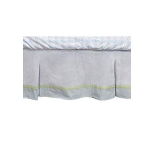 Baby Boys Blue Corduroy Crib Dust Ruffle