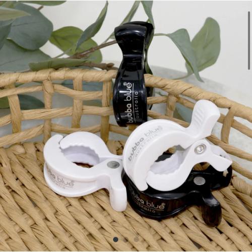 4 Pack Pram Clips - Unisex Pack Black/White