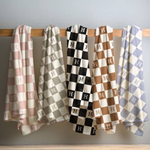 Personalized Custom Monogram Blanket Throw Blanket Couch Custom Gift Custom Blanket Newborn Gift Monogram Blanket Unique Baby Shower Gift