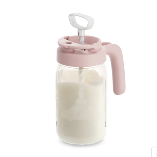 Glass Formula And Breastmilk Mixing Pitcher with Mixing Handle