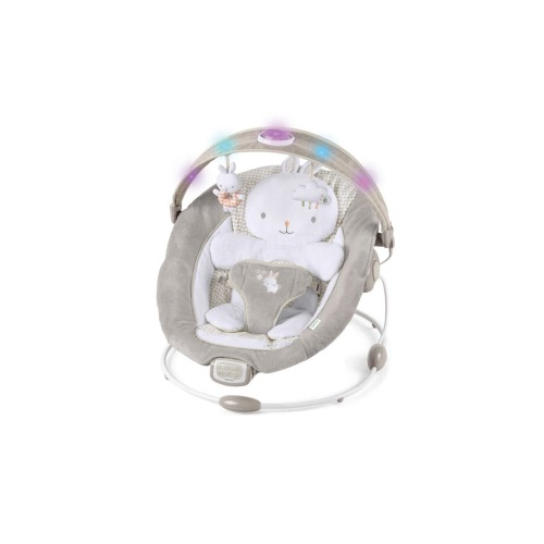 InLighten Baby Bouncer Seat with Light Up Toy Bar