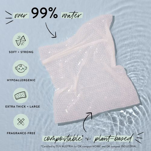 Unscented Plant-based* Clean Conscious™ Baby Wipes