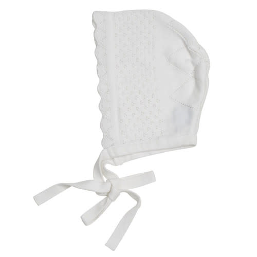 Girls Pointelle Knit Bonnet I Feltman Brothers