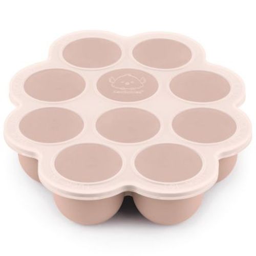 Prep Silicone Baby Food Freezer Tray with Clip-on Lid, 2oz x 10 Silicone Freezer Molds, BPA-Free Baby Food Storage (Sage)