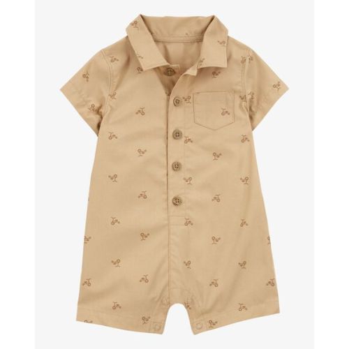 Baby Button-Front Romper - Carter's | Carter's