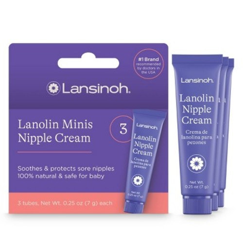 Lansinoh Lanolin Nipple Cream Breastfeeding Essentials - 0.25oz/3pk