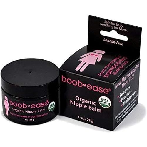 Bamboobies Women's Nipple Cream, Organic Cream for Soothing Skin, Nipple Balm, 1 oz (Pack of 1)