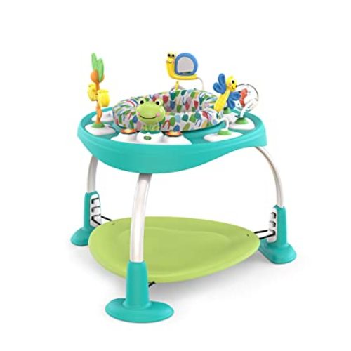Bright Starts Cooking Up Fun Baby Activity Jumper with Music and Lights, Kitchen Role Play Toys, Unisex, 6 Months+, Up to 25 lbs