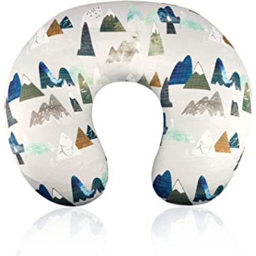 TANOFAR Nursing Pillow Cover, Neutral Breastfeeding Pillow Slipcover for Baby Boys & Girls, Ultra Soft Comfortable Newborn Nursing Pillow Case, Breathable & Washable, Adventure Mountain