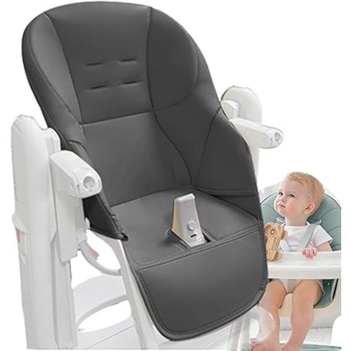 High Chair Covers for Baby, High Chair Cushion, Universial Replacement Cover for Gracos, Aoneo, Kosmic Jané, Peg Perego High Chair Seat Cover, Cot, Dark Gray, VUN5U6SKRWQSB88U9JQN