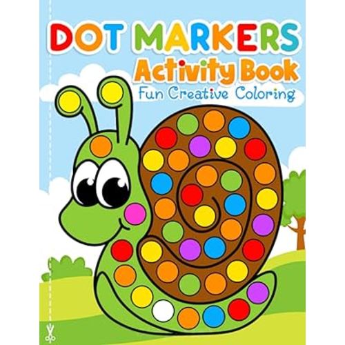 DOODLE HOG Washable Dot Markers for Toddlers Kids Preschool, 8 Colors  Bingo Markers, Non Toxic Toddler Arts and Crafts Supplies, Paint Markers  for Kids, PDF with 200 Dot Art Activity Sheets