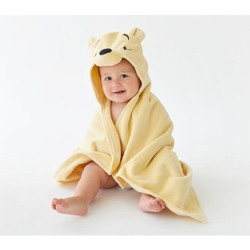 Disney's Winnie the Pooh Baby Hooded Towel | Pottery Barn Kids