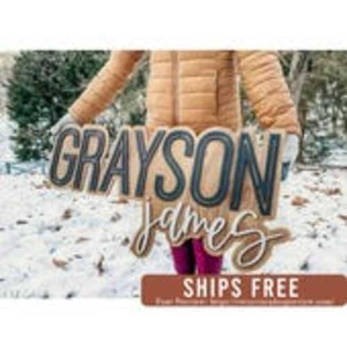 Etsy - Shopping Cart name sign decor
