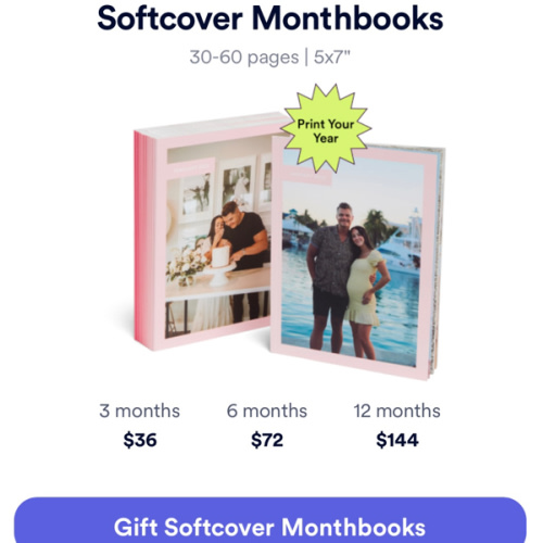 12 month subscription for Chatbooks | Gift Monthly Photo Books