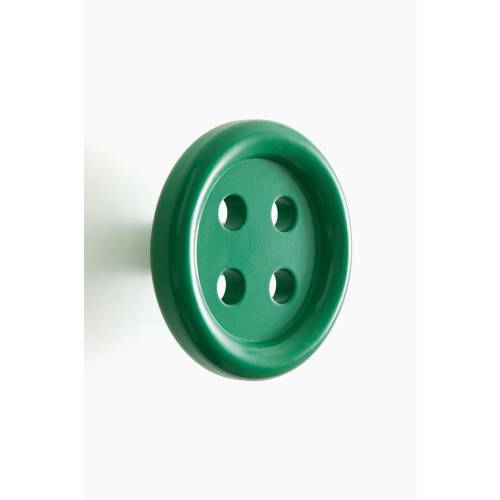 BUTTON-SHAPED WOODEN HOOK