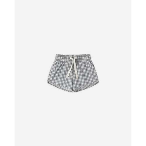 Boys Swim Short Ocean Gingham, 3-6 months