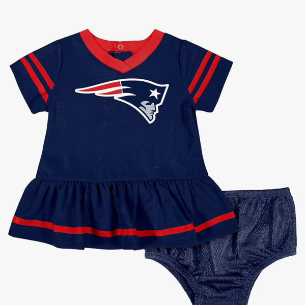 Gerber NFL Baby Girls Jersey Dress and Diaper Cover
