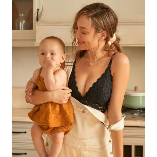 Lace Plunge Nursing Bralette