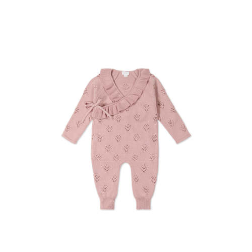 Lilah Onepiece - Ballet Pink Marle – Jamie Kay USA