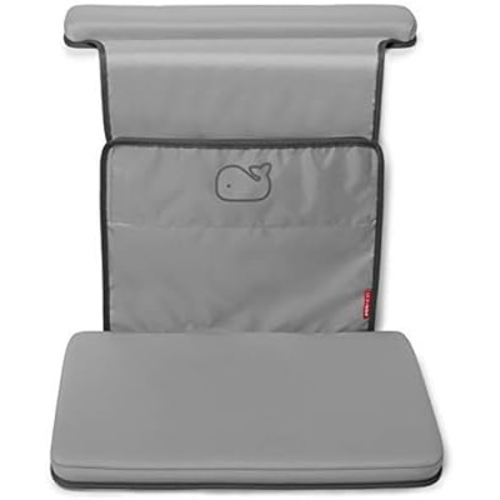 Skip Hop Baby Bath All-in-One Elbow Saver and Kneeler, Moby, Grey