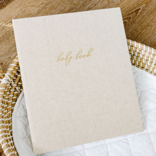 First Year Baby Memory Book - Sand