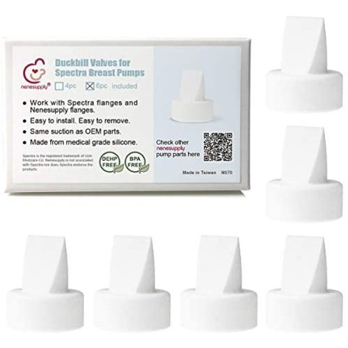 Nenesupply Duckbill Valves Compatible with Spectra Pump Parts Compatible with Spectra S2 S1 9 Plus Breast Pump Replace Spectra Valves and Spectra S2 Accessories