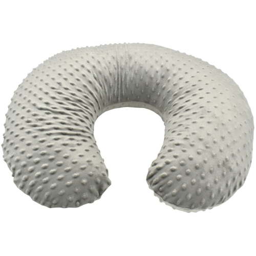 Wioihee Nursing Pillow Original Support, Gray Taupe Leaves, Ergonomic Nursing Essentials for Bottle and Breastfeeding, Firm Fiber Fill, with Removable Nursing Pillow Cover, Machine Washable Gray