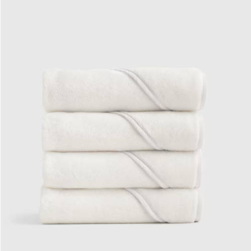 Organic Turkish Cotton Baby Hooded Towel Set 4-Pack