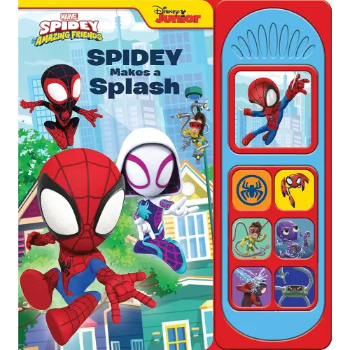Marvel Spider-man - Spidey and his Amazing Friends – Spidey Makes a Splash Sound Book - PI Kids