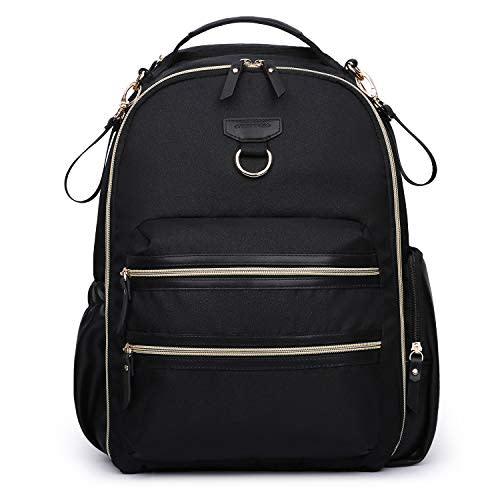 mommore Diaper Bag Backpack with Changing Pad Large Capacity Travel Back Pack Wash-Free Mom Bag Baby Nappy Bag Stylish