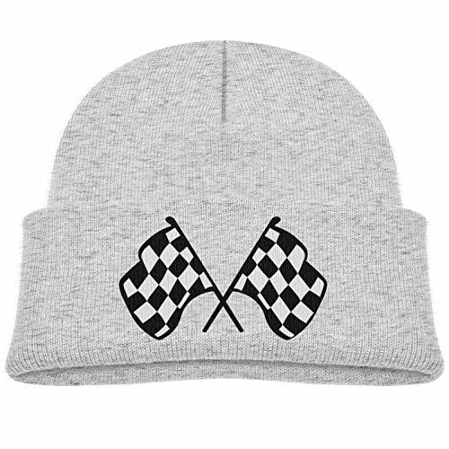 swqfzki Beanies Hats Newborn Boys Girls Funny Warm Caps Checkered Flags Hat Infant Race Flag Hats Baby Beanies Cap