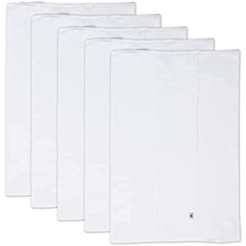 Tri-fold Knit Burp Cloths Soft Absorbent 100% Organic Cotton for Baby Boys, Girls