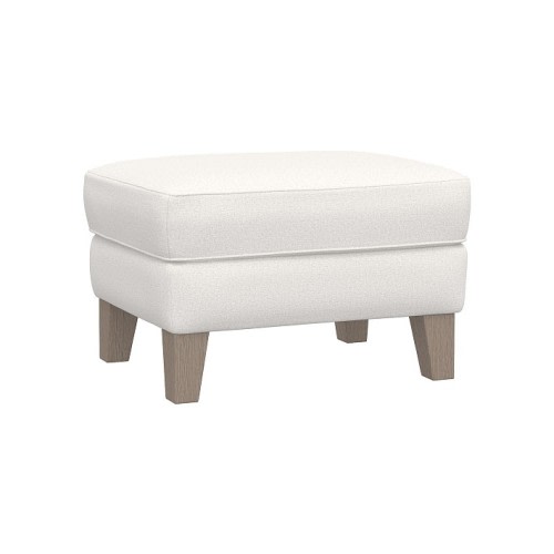 Wingback Upholstered Ottoman
