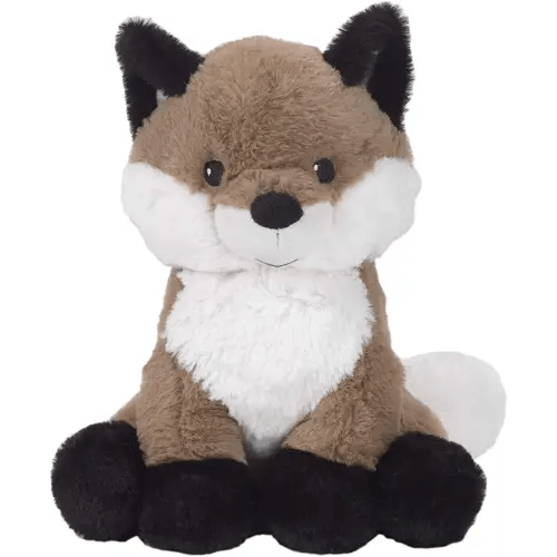 Lambs & Ivy Painted Forest Brown/White Plush Fox Stuffed Animal - Knox