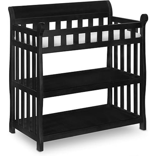 Delta Children Eclipse Changing Table, Ebony Black