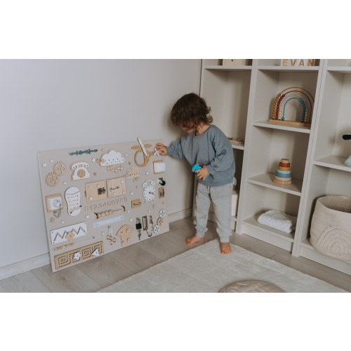 Activity Board, Toddler Gift, Montessori Board, Developing Board, Developing Board Toddler Gift, Busy Board for toddler, 1st Birthday Gift