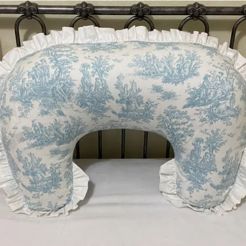 Toile Nursing Pillow Cover— “New Style- U Shape”