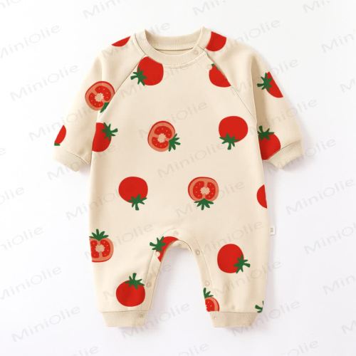 Baby Toddler Tomatoes Beige Romper