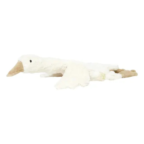 Plush Goose Natural Hot Water Bottle - White