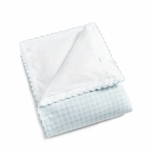 Picnic Gingham Toddler Duvet - Blue | Gooselings