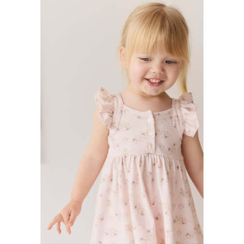 Organic Cotton Sienna Dress - Sweet Pea Floral – Jamie Kay USA