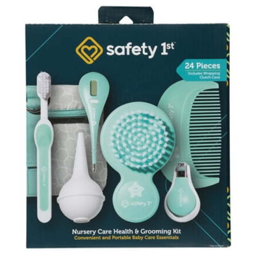 Safety 1ˢᵗ Baby Medical Healthcare & Hygiene Newborn Set, Nursery Care Kit, Seafoam