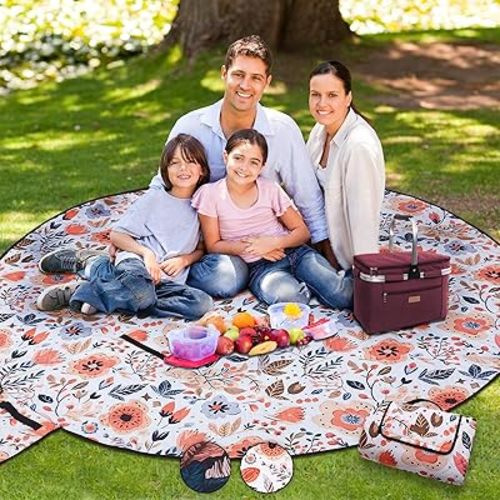 Waterproof Outdoor Blanket For Grass - 79 inch - Extra Large Picnic Blanket Waterproof - Winter Picnic Blankets Waterproof Foldable - Picnic Mat - Waterproof Blanket Outdoor - Outdoor Picnic Blanket