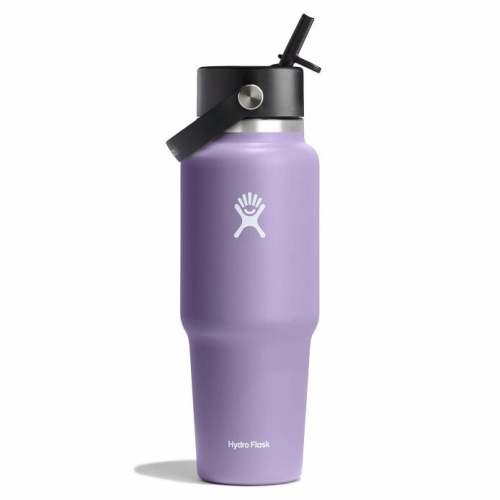 32 oz Wide Mouth Travel Bottle with Flex Straw Cap