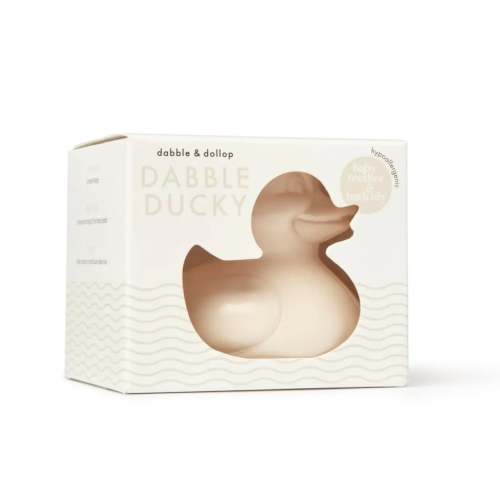 latex-free duck bath toy & teether | modish moth