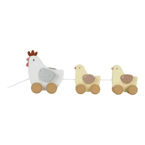 Little Farm Pull-Along Chickens FSC