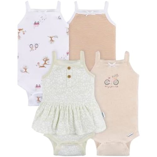 Gerber Baby Boys Multi-Pack Sleeveless Onesies Bodysuit